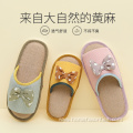 Summer Women Slide Slippers Linen Comfortable